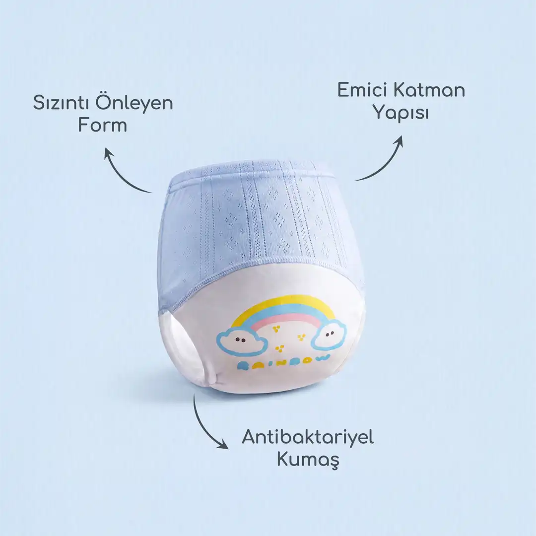 Antibakteriyel Bebek Eğitim Pantolonu