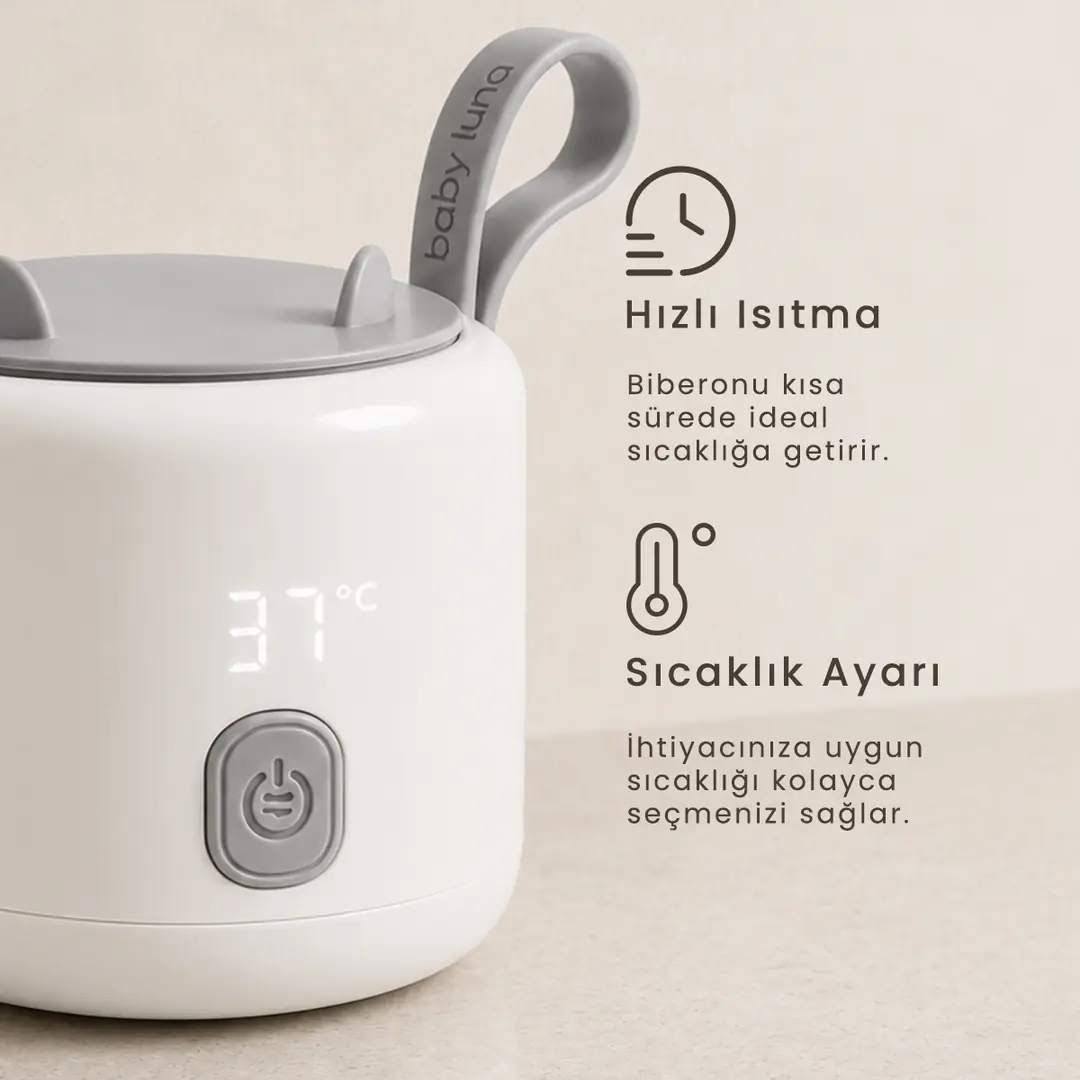 Baby Luna Taşınabilir Su ve Süt Isıtıcı